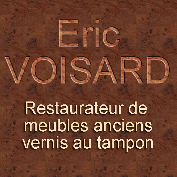 Logo Eric Voisard ébéniste restaurateur, vernis au tampon